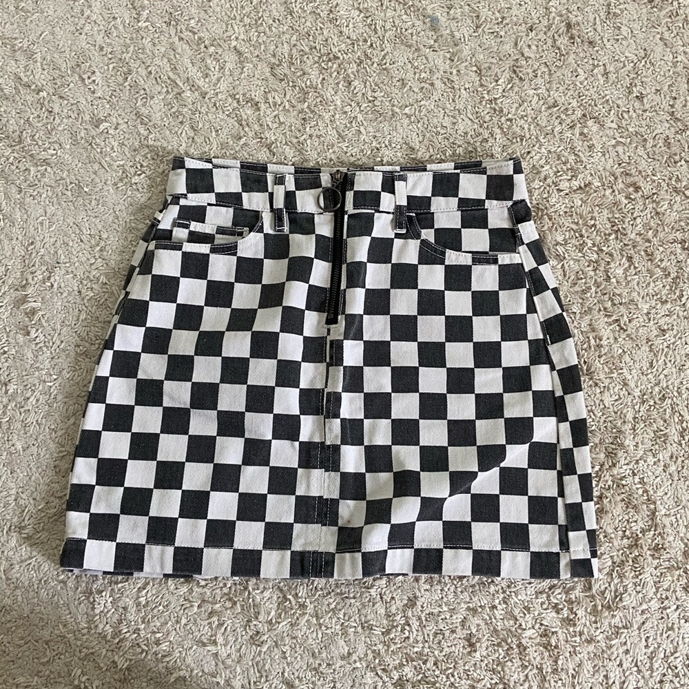 Checkered Skirt